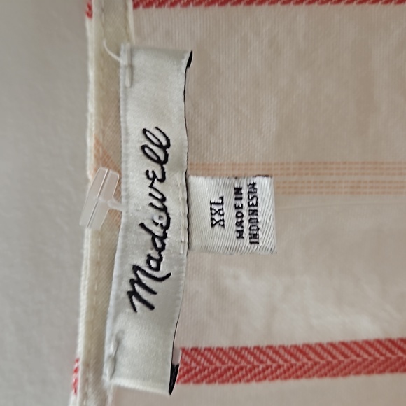 New, Madewell Montpellier stripe wrap top with sash ties women's size XXL - Picture 5 of 13